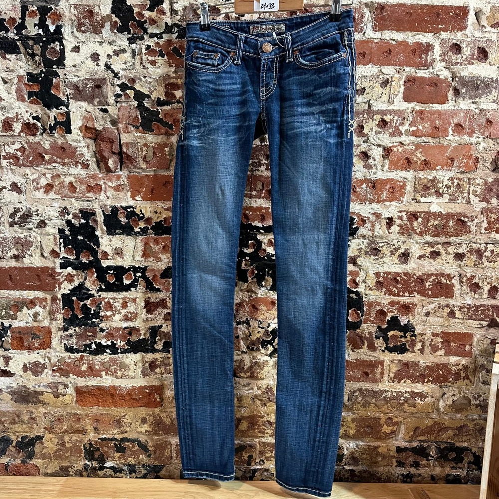 BKE Skinny Jeans 24x33.5 Dark Blue